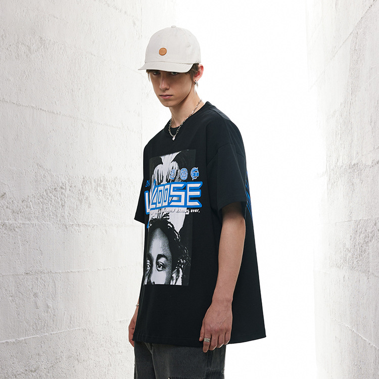 Street half sleeve European and American 230g heavy short sleeve 135