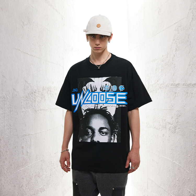 Street half sleeve European and American 230g heavy short sleeve 135