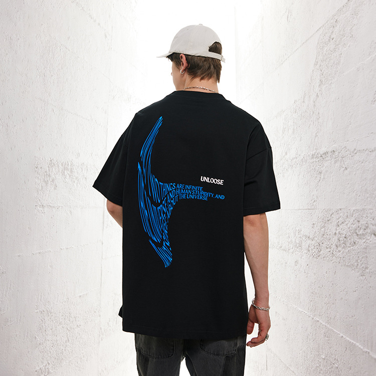 Street half sleeve European and American 230g heavy short sleeve 135