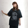 Street style gradient short-sleeved high street ins loose simple cotton t 145
