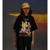 Cartoon character T-shirt American retro loose student male and female couple 160 