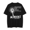 European and American street dark short-sleeved original cotton T-shirt 147