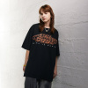 Short-sleeved letter foam craft solid color loose-fitting t-shirt 151
