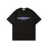 Simple men's niche design letter printing round neck bottoming short sleeves 150