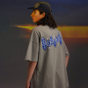 Simple men's niche design letter printing round neck bottoming short sleeves 150