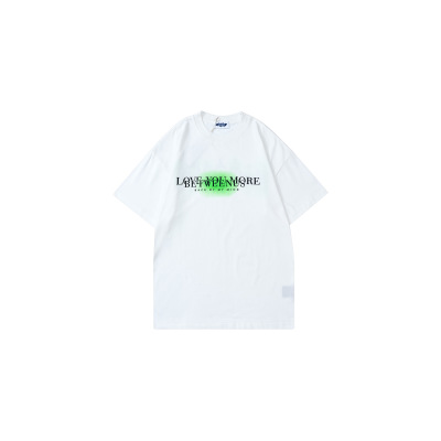 Simple men's niche design letter printing round neck bottoming short sleeves 150