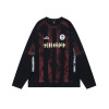Autumn and winter retro print long sleeves 162
