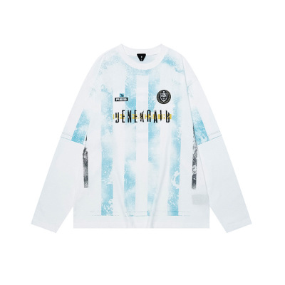 Autumn and winter retro print long sleeves 162