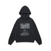 Printed Thick Velvet Hooded Sweatshirt 161