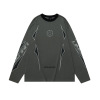 Street print crew neck drop shoulder T-Shirt 164